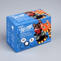 Гирлянда «Нить» 2 м, IP20, прозрачная нить, 20 LED, свечение белое, 2 режима, AAх3 Гирлянда «Нить» 2 м, IP20, прозрачная нить, 20 LED, свечение белое, 2 режима, AAх3