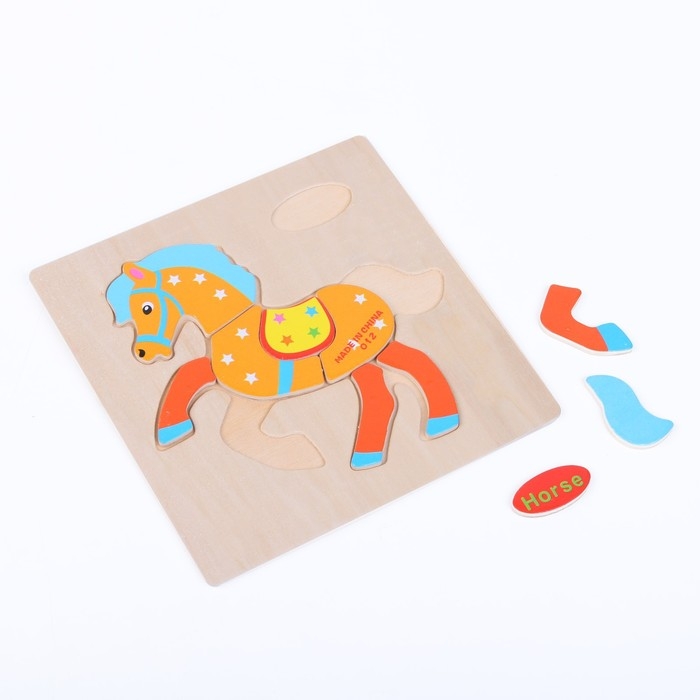 Рамки-вкладыши &laquo;Животные, насекомые&raquo; 15 &times; 15 &times; 0,5 см, МИКС