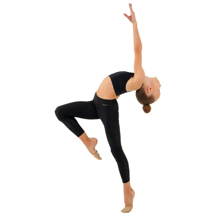 Топ-борцовка для гимнастики и танцев Grace Dance, р. 42, цвет чёрный