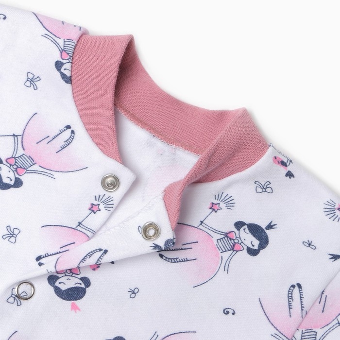 Комбинезон детский, цвет белый/принцессы, рост 74 см