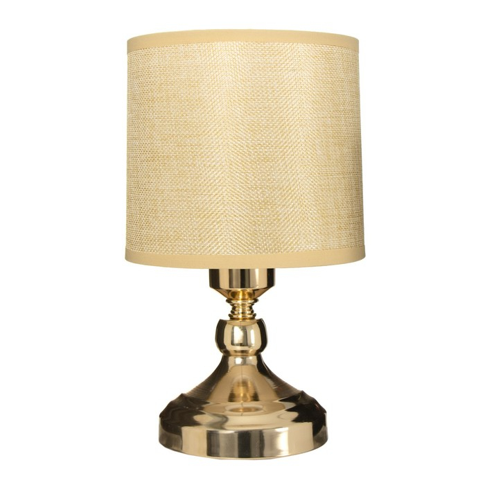 Лампа настольная "Санти" 1х40Вт Е27 золото 15х15х28 см RISALUX