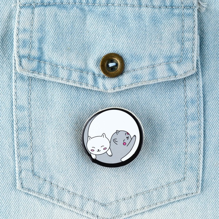 Брелок для ключей, значок, сувенир &laquo;Моей половинке&raquo;, набор, 6,8 х 10,5 см.