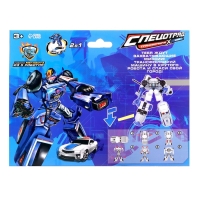 Робот &laquo;Полицейская машина&raquo;, трансформируется