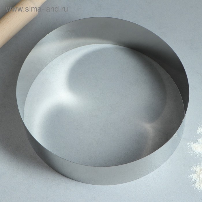 Форма для выпечки и выкладки &laquo;Круг&raquo;, h-8,5, d-24 см