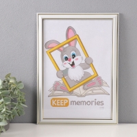 Фоторамка пластик "Офис 2" 21х30 см, белый Фоторамка пластик "Офис 2" 21х30 см, белый