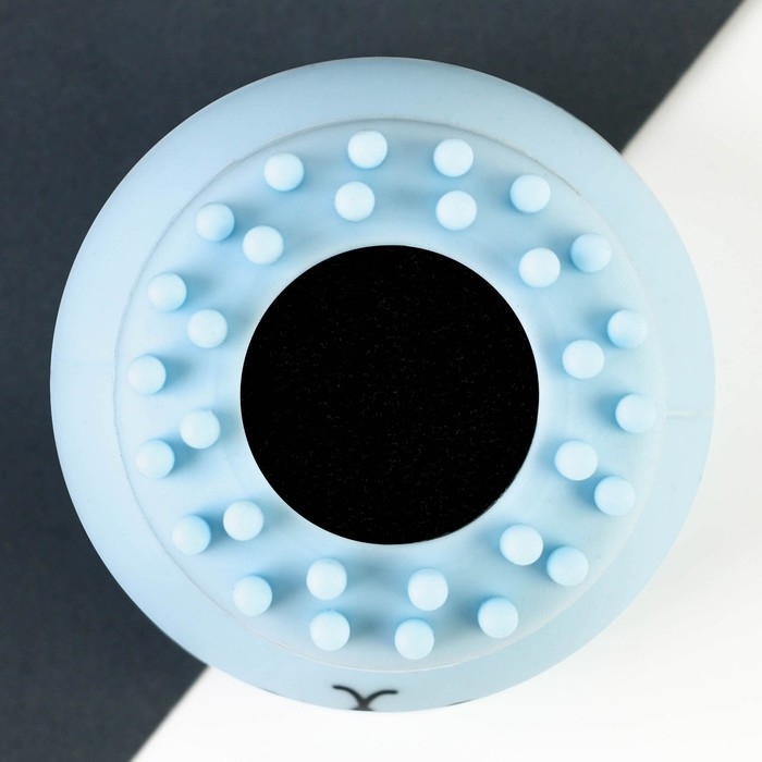 Массажная щетка для лица, для умывания новогодняя &laquo;Счастье&raquo; на Новый год, 5,5 х 5,5 см.