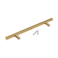 Ручка рейлинг CAPPIO FRIDA, нерж. сталь, d=12 мм, м/о 128 мм, цвет золото Ручка рейлинг CAPPIO FRIDA, нерж. сталь, d=12 мм, м/о 128 мм, цвет золото