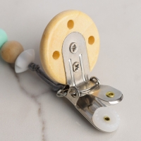 Подарочный набор: Держатель для соски и прорезыватель, мятный, Крошка Я Подарочный набор: Держатель для соски и прорезыватель, мятный, Крошка Я