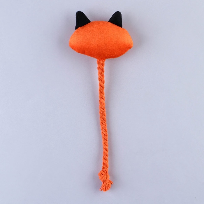Игрушка для собак &laquo;Лисенок&raquo;, с канатом
