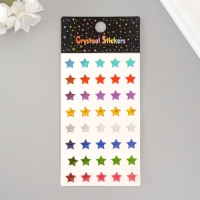 Наклейка пластик "Палитра звёзд" 20х9 см Наклейка пластик "Палитра звёзд" 20х9 см