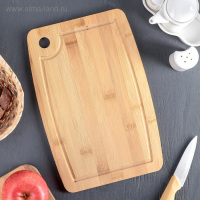 Доска разделочная Доляна &laquo;Бамбуковый лес&raquo;, бамбук, 30&times;20 см