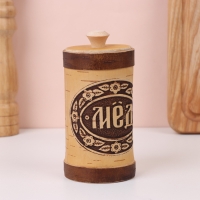 Туес &laquo;Мёд&raquo;,  6&times;6&times;15 см, береста