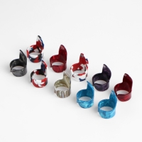 Набор медиаторов на палец Music life, разноцветные, 5 штук Набор медиаторов на палец Music life, разноцветные, 5 штук