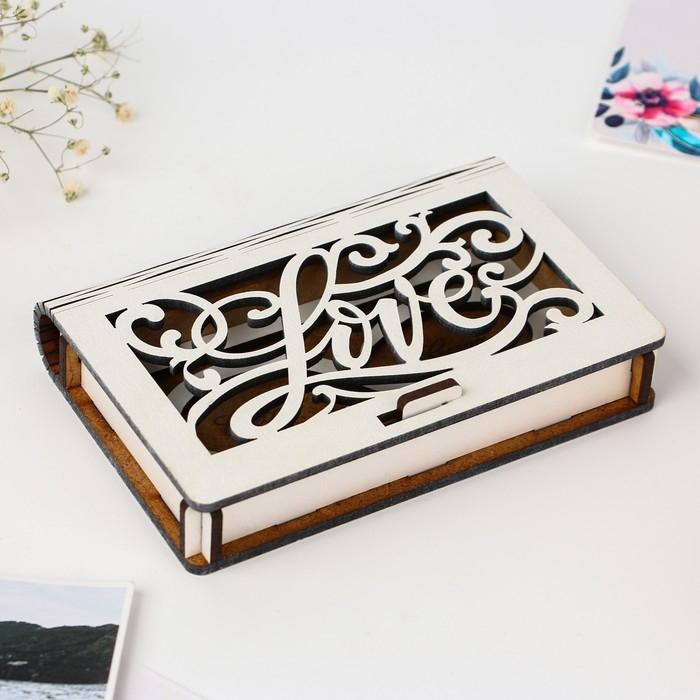 Шкатулка для колец &laquo;Бесконечность&raquo;, 12 х 7,9 см.