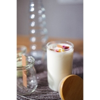 Банка стеклянная для хранения сыпучих продуктов BellaTenero «Эко», 100 мл, 5×8 см, с бамбуковой крышкой Банка стеклянная для хранения сыпучих продуктов BellaTenero «Эко», 100 мл, 5×8 см, с бамбуковой крышкой