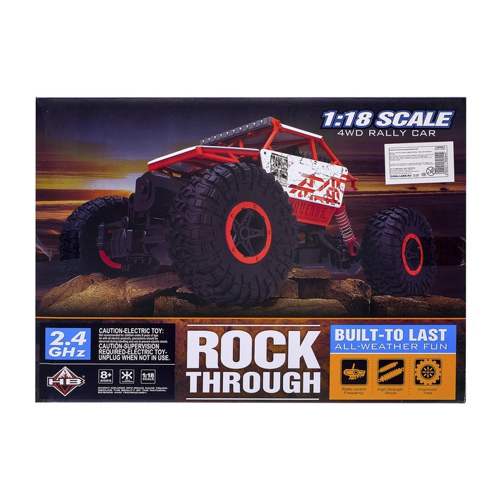 Машина радиоуправляемая «Джип-триал», полный привод, с аккумулятором, масштаб 1:18 Машина радиоуправляемая «Джип-триал», полный привод, с аккумулятором, масштаб 1:18