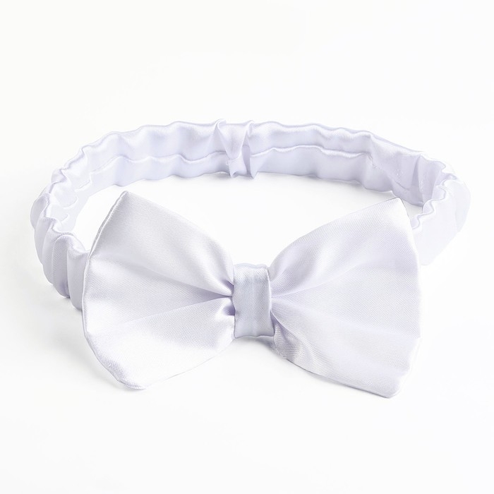 Карнавальный костюм &laquo;Стиляги 6&raquo;, платье фуксия в белый горох, повязка, р. 34, рост 134 см