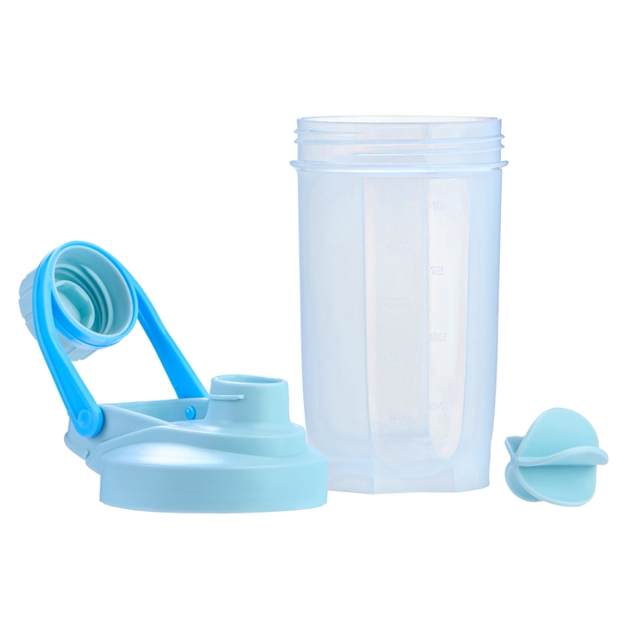 Шейкер, 500 мл, серия: Power, Шейкер, 500 мл, серия: Power, "Мастер К", 18.5 х 11 см, голубой