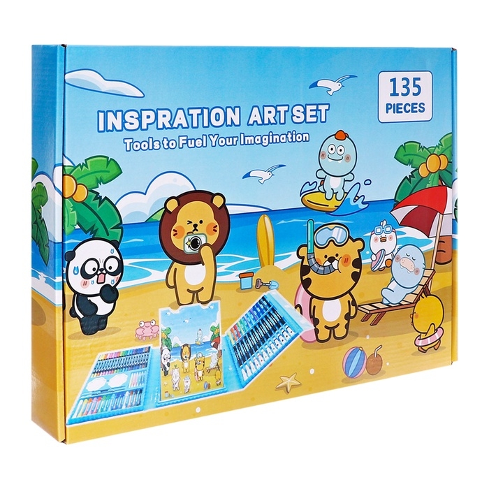 Набор для рисования Зверушки Синий