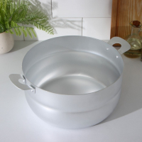 Манты-казан алюминиевый, 6 л, с 3 сетками, d=22 см, высота секции 5 см, металлическая крышка