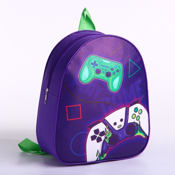 Рюкзак детский для мальчика &laquo;Играй&raquo;, 30х25 см