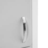 Пенал для ванной комнаты угловой, 31,5 х 31,5 х 180 см