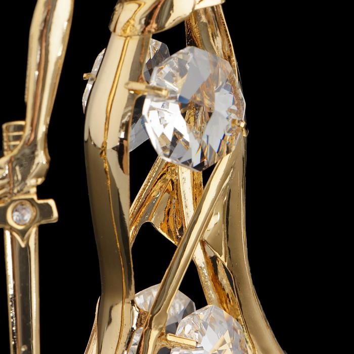 Ручка на подставке &laquo;Фемида&raquo;, 16&times;6&times;20 см, с кристаллами