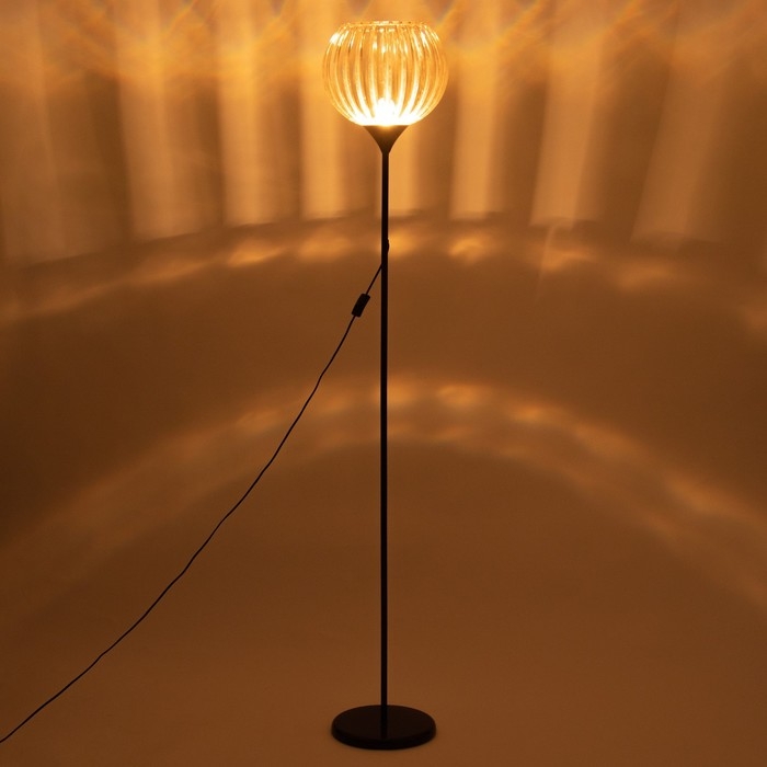 Торшер Торшер "Лаура" 1х15Вт Е27 коричневый 31х31х178см