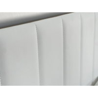 Кровать с подъемным механизмом Адам 1600х2000 дуб крафт золотой/белоснежный (экокожа)