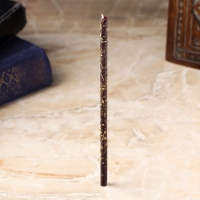 Свеча магическая восковая "Изгнание нечисти и негатива", с базиликом, 16х0,6 см, черный Свеча магическая восковая "Изгнание нечисти и негатива", с базиликом, 16х0,6 см, черный