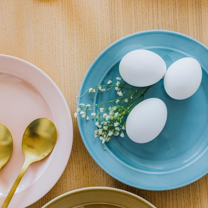 Тарелка мелкая &laquo;Акварель&raquo;, d=20 см, цвет голубой