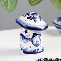 Сувенир «Дед Грибок», 9 см, гжель Сувенир «Дед Грибок», 9 см, гжель