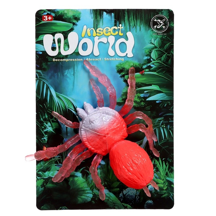 Игрушка-тянучка &laquo;Паук&raquo;, с силиконовыми лапками, МИКС