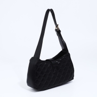 Сумка-багет на молнии, цвет чёрный