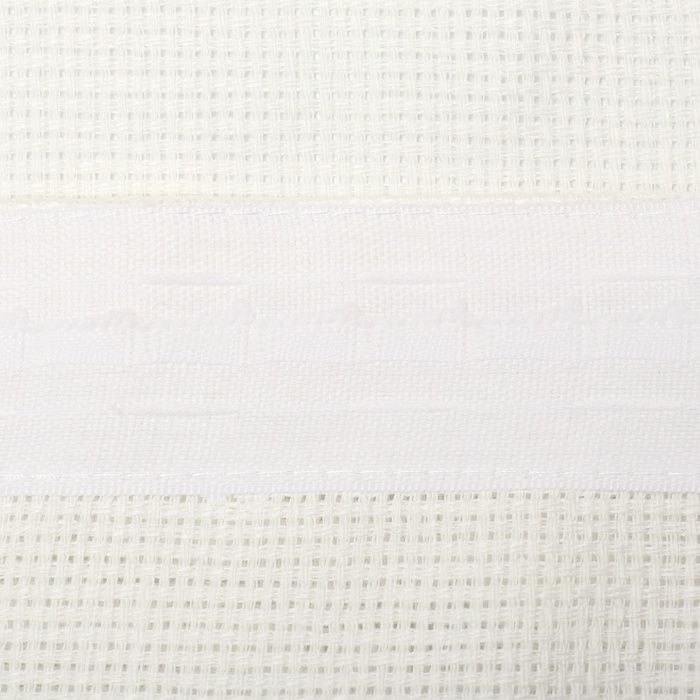 Комплект штор для кухни Этель "Cloudy" 140х180 см-2 шт, подхваты 2 шт, лен 100%,210 гр/м2