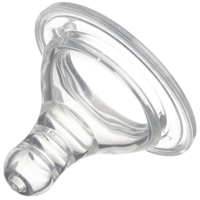 Соска на  бутылочку, антиколикова, от 0 мес., Baby 1, широкое горло,  медленный поток, &Oslash;50 мм., 2 шт.