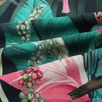 Салфетка Этель Tropical parrots 46х46см, 100% хл, саржа 190 г/м Салфетка Этель Tropical parrots 46х46см, 100% хл, саржа 190 г/м