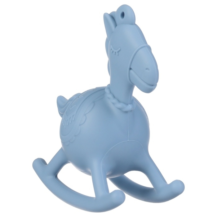 Игрушка - прорезыватель силиконовый с погремушкой «Лошадка», цвет голубой, Крошка Я Игрушка - прорезыватель силиконовый с погремушкой «Лошадка», цвет голубой, Крошка Я