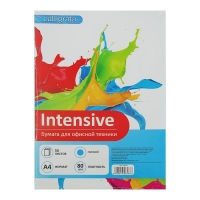 Бумага цветная А4, 50 листов Calligrata Интенсив, голубая, 80 г/м² Бумага цветная А4, 50 листов Calligrata Интенсив, голубая, 80 г/м²