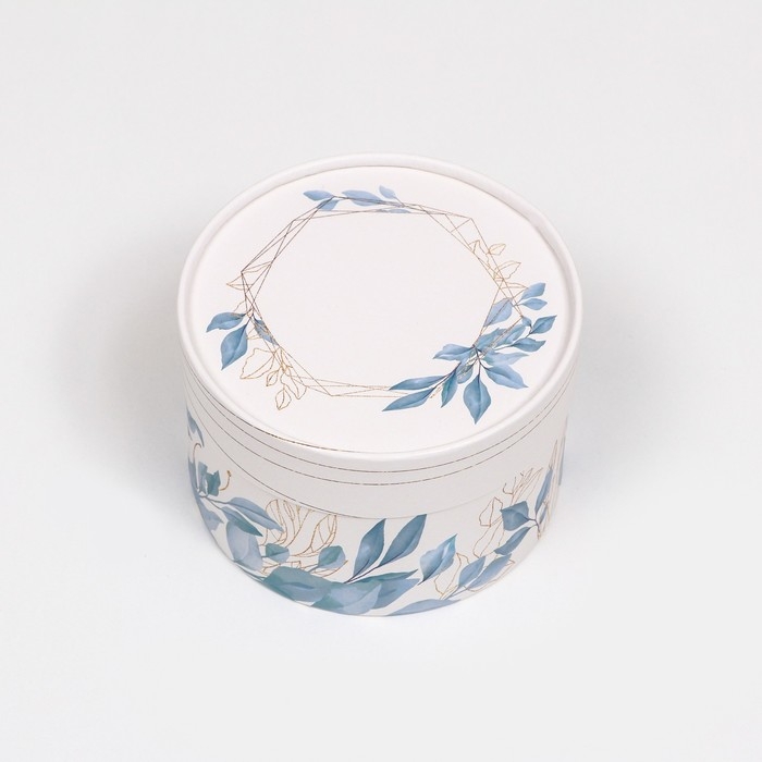 Набор шляпных коробок 3 в 1 Набор шляпных коробок 3 в 1 "Цветочные узоры", завальцованная, 16 х 10, 14 х 9, 13 х 8,5 см