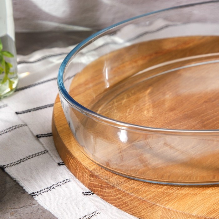 Набор форм для запекания и выпечки из жаропрочного стекла Доляна &laquo;Фуэго&raquo;, 1,5/3 л, 2 шт