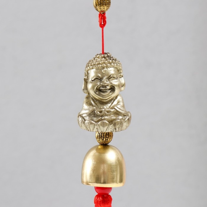Колокольчик металл Колокольчик металл "Будда" 1 колокол 30х3,5х3,5 см
