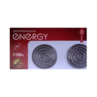 Плитка электрическая ENERGY EN-904B, 2000 Вт, 2 конфорки, чёрная Плитка электрическая ENERGY EN-904B, 2000 Вт, 2 конфорки, чёрная