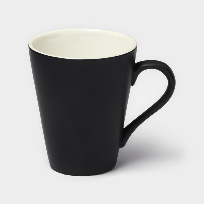 Кружка керамическая Magistro Matt black, 350 мл Кружка керамическая Magistro Matt black, 350 мл