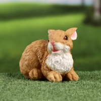 Садовая фигура "Зайка игрун" 14х7х11см /// МИКС Садовая фигура "Зайка игрун" 14х7х11см /// МИКС