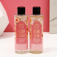 Подарочный набор косметики &laquo;Яркой весны!&raquo;, гель для душа 200 мл и шампунь для волос 200 мл, ЧИСТОЕ СЧАСТЬЕ