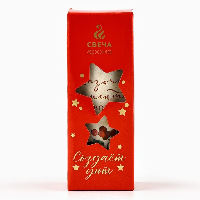Свеча новогодняя «Сказочных моментов», на Новый год, аромат вишня, 9 х 3,5 см Свеча новогодняя «Сказочных моментов», на Новый год, аромат вишня, 9 х 3,5 см