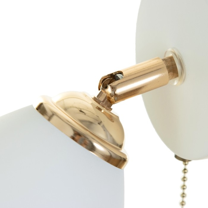 Бра 2729/1 E27 40Вт бело-золотой Бра 2729/1 E27 40Вт бело-золотой