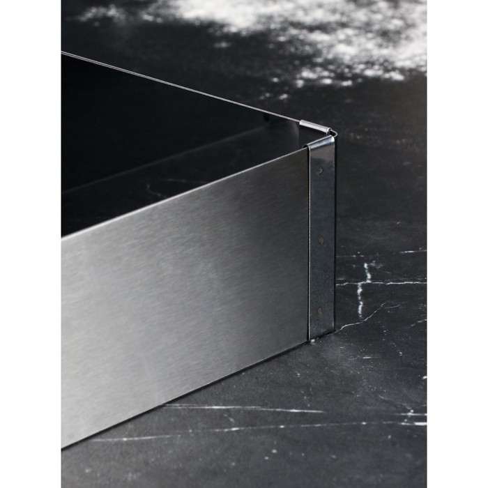 Форма для выпечки с регулировкой размера &laquo;Квадратная&raquo;, h-6,5 см, 16х16 - 28х28