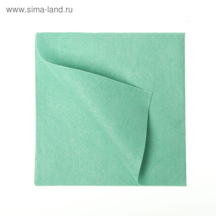 Набор салфеток универсальных 38x40 см, вискоза, 140 гр/м&sup2;, 5 шт, зелёная